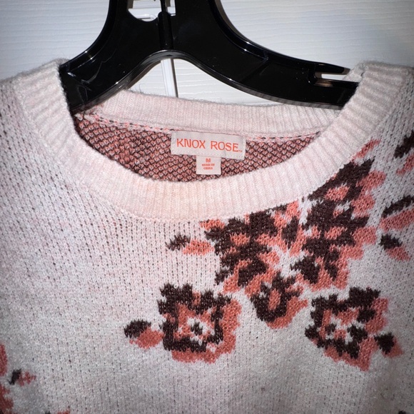 Floral Knit SWEATER - Picture 3 of 4